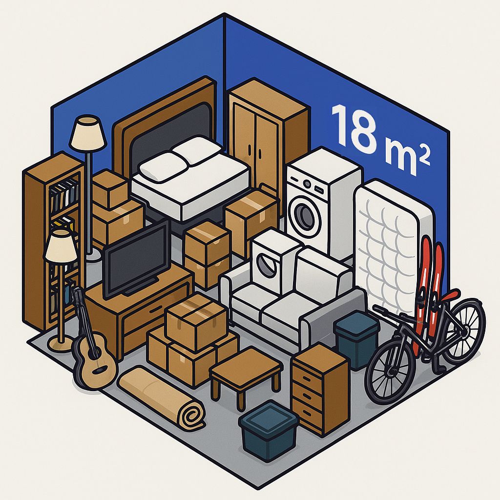 Piu spazio per te - Self storage - deposito temporaneo da 18 mq